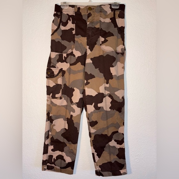 Camo Sabrina Lauren NY cropped size 8 - Picture 1 of 9